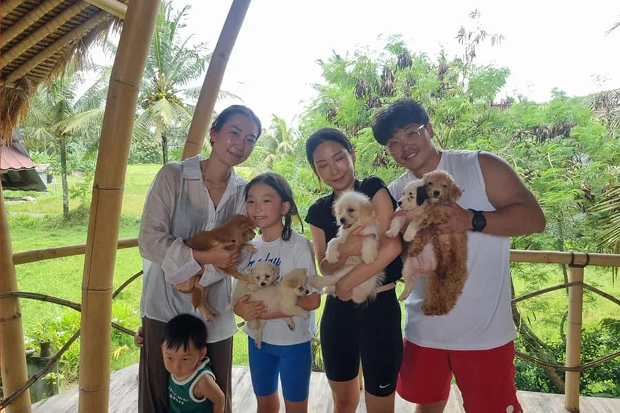 Puppy Yoga in Canggu media 4