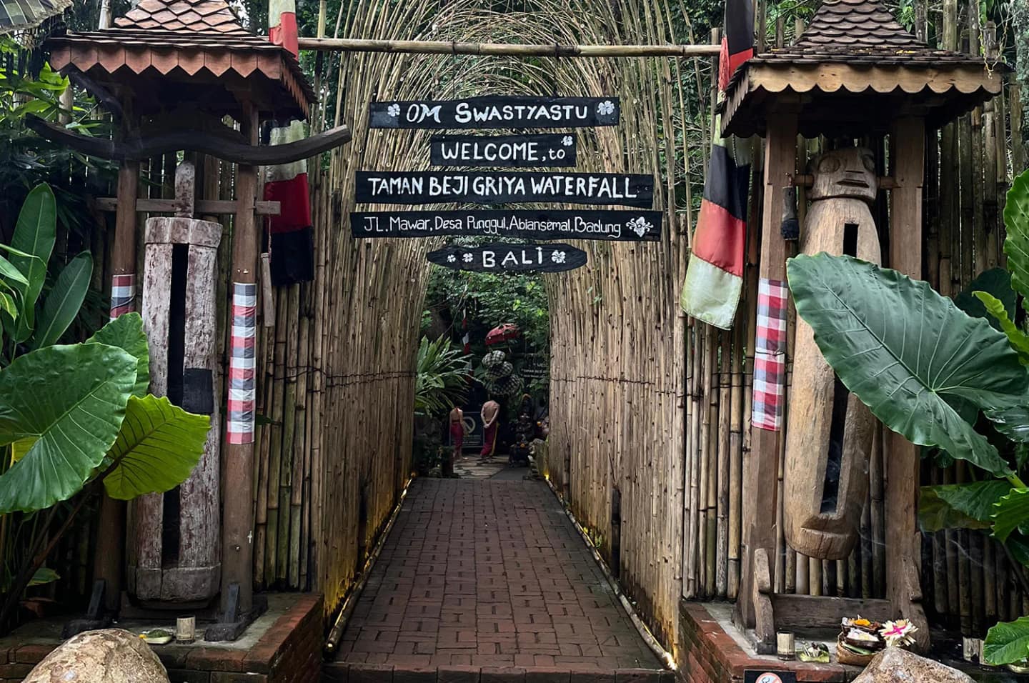 Taman Beji Griya Waterfall in Badung