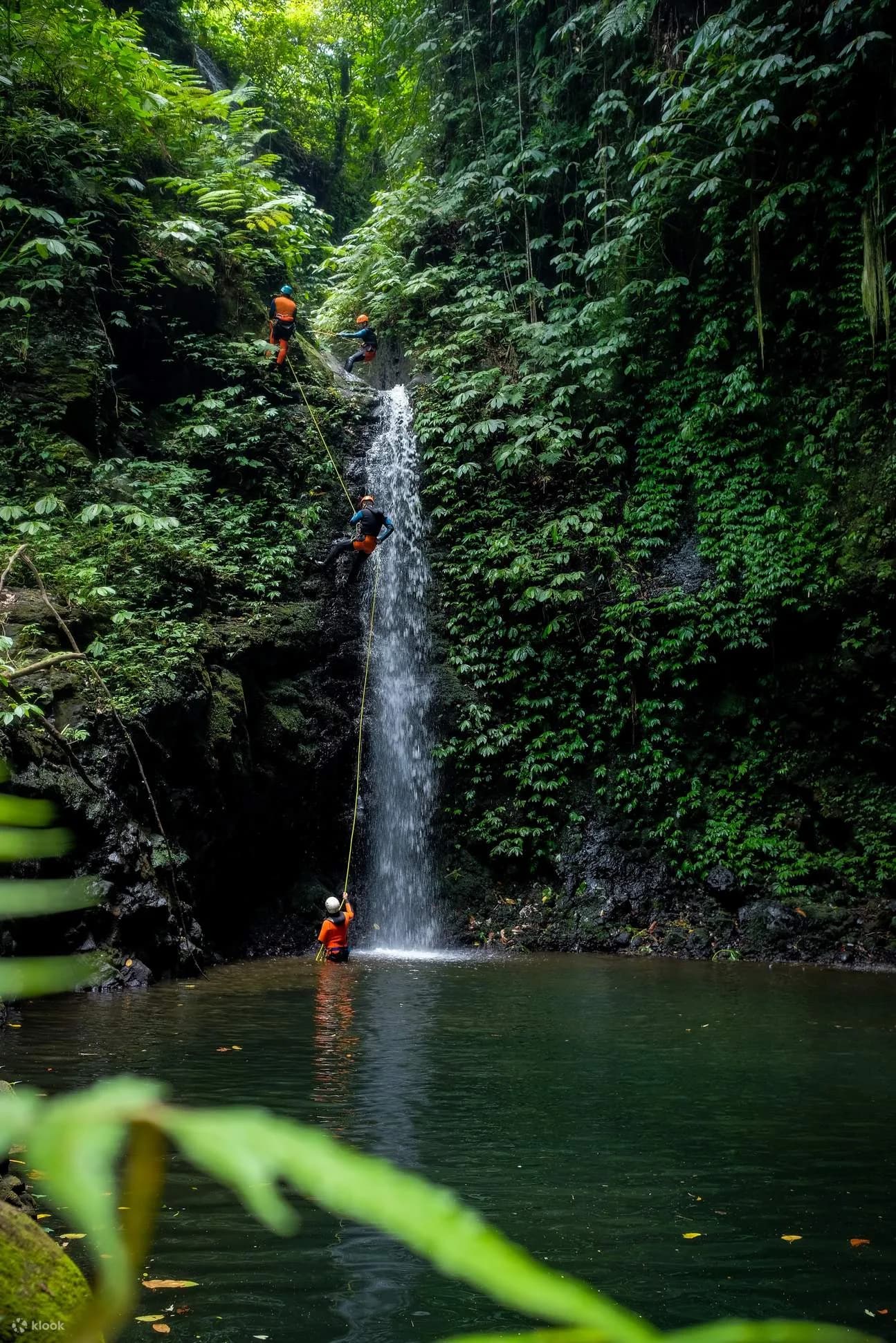 Canyoning Eksplorasi Abseiling Air Terjun Akuatik di Bali Utara