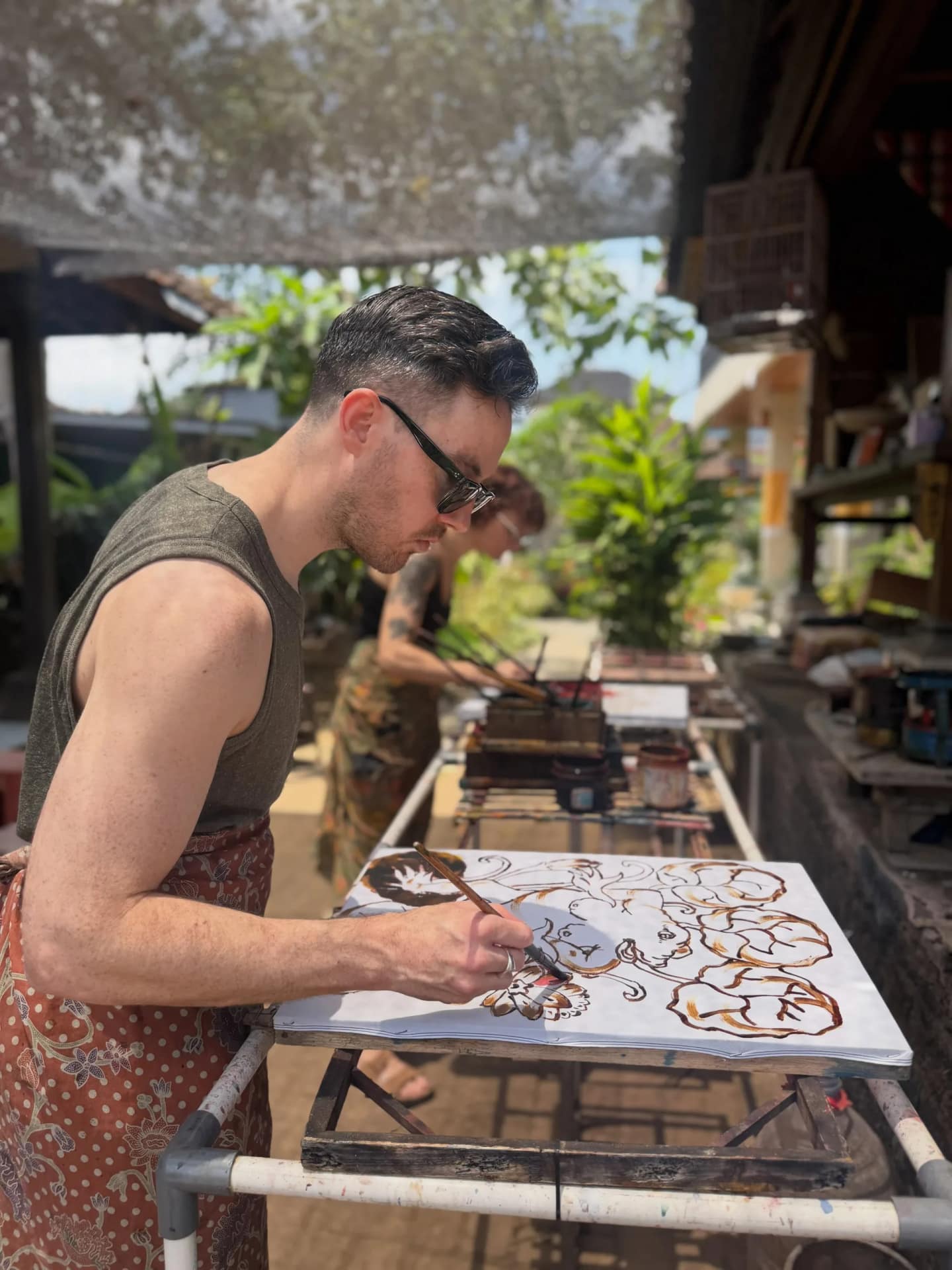Nyoman Warta Batik Class in Ubud